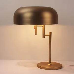 Wholesale Unique Brass Table Lamp Desk Bedside Table Lights Home Decor Luxury Hotel Guestroom Modern Table Lamps